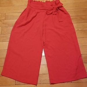 Women's Capri wide-leg pants